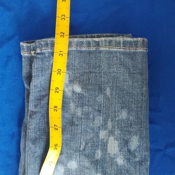 Lane Bryant Boyfriend Distressed ripped Bleach splatter Jeans Size 18 - Picture 13 of 15